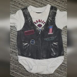 Harley-Davidson Girls Onsie 3-6 Months
